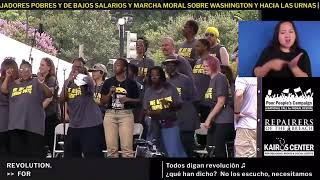 LIVE Mass Poor People's and Low Wage Workers Assembly and Moral March on Washington