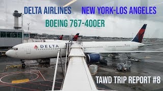 Delta Airlines Boeing 767-400ER JFK-LAX Trip Report (TAWD Trip Report #8)