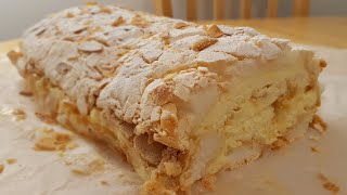 Lemon Meringue Roulade Dessert