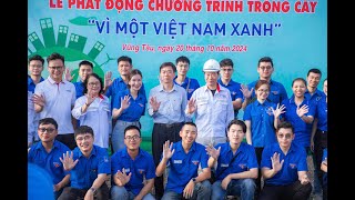 PTSC trồng cây tại căn cứ Cảng hạ lưu Vũng Tàu - Vì một Việt Nam xanh