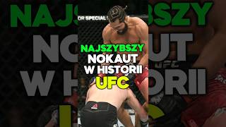 Najszybszy NOKAUT w historii UFC!