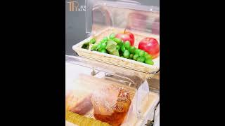 Keep Bread Fresh & Stylish: PYEIN's Three Layer Bread Basket with Lid Unveiled!"