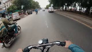 Moto Vlog Gulistan e johar  | Karachi | Bike Vlog | karachi streetview | Honda 125 | 2022 | motovlog