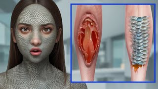 ASMR Remove Big Acne & Worm Infected Leg | Severely Injured Animation