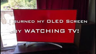 I Burned My OLED Screen - by Watching TV!