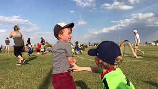 Jake’s first Timbits soccer game of the season 2