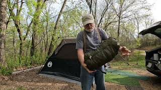 AquaQuest Tarp Fits Nice in M-Tac Military Compression Bag....Breaking Camp (Clip 3 of 7) - Part 46