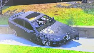 GRAND THEFT AUTO IV EFLC 2012 BMW M5 CRASH TESTING HD