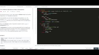 Leetcode 1713. Minimum Operations to Make a Subsequence