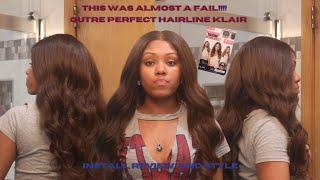 THIS WAS ALMOST A FAIL!!!! (I wasn't feeling it) | Outre perfect hairline Klair | Ashley Lynn Beauty