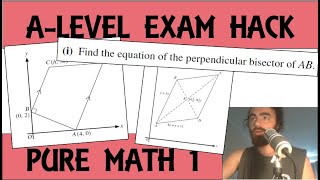 Exam Hack | CIE AS Maths | P1 | Coordinate Geometry Question