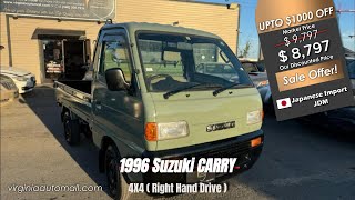 ForSale: 1996 Suzuki Carry 4WD🚜0.6L JDM Charm , 9.5/10 Condition, Manual, 111k Miles, Only $8,797! 🌟