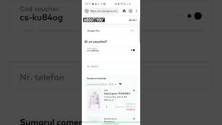 Voucher About You #voucher | Tutorial despre cum il aplici.