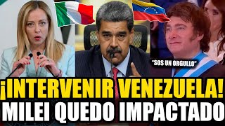 GIORGIA MELONI EXPLOTÓ CONTRA MADURO Y MILEI QUEDÓ IMPACTADO | FRAN FIJAP