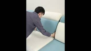 Sofa Seat Cushion Cover Furniture Protector Fleece Stretch Washable Removable Slipcover