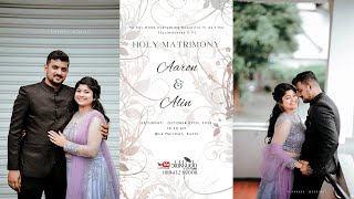 Aaron & Alin   Holy Matrimony Live / Olakkuda Weddings / 07.10.2023