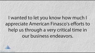 American Finasco Reviews - Real Feedback From A Business Owner