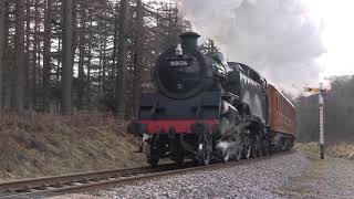 BR Standard Class 4 Tank No.80136 approaching Yorfalls Crossing [NYMR 2018]