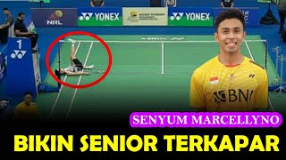 Moment Yohanes Saut Marcellyno Bikin Wangcharoen Terkapar | Guwahati Masters 2023