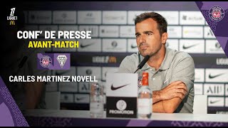 #TFCSCO La conférence de presse de Carles Martínez Novell. avant TéFéCé/Angers