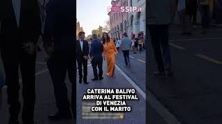 Caterina Balivo e il marito Guido Maria Brera arrivano al Festival di Venezia 2024 #venezia