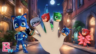 NEW PJ MASKS Finger Family Nursery Rhymes & Kids Songs