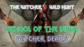 🐍 Witcher 3 Gear Sets Viper School Gear ⚔️ (include Iris Sword )/ 위쳐 3 바이퍼 교단 장비 ⚔️( 이리스 강철검 포함)