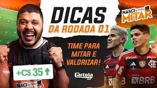 CARTOLA FC 2024 - DICAS RODADA 1 - MITAR E VALORIZAR