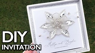 LUXE WEDDING INVITATION YOU NEED TO SEE | Handmade Wedding Invitation DIY