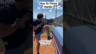 4 WAYS TO IMPROVE YOUR VELOCITY⛽️ #pitching #baseball #shorts #subscribe #pitchingtips