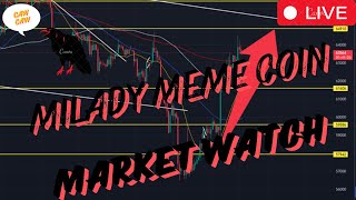 MILADY MEME COIN  JASMY COIN  BTC  $NFK  CAW  CRONOS  DEFI   \ MARKET WATCH \   ***WE ARE LIVE***