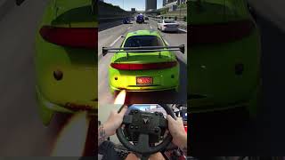 Cutting thru Traffic in Fast and Furious Eclipse! | Thrustmaster TX Steering Wheel Gameplay #shorts