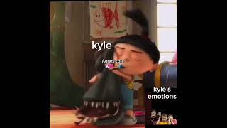 Kyle got dragged by agnes ft the emotions credits to @illumination and @fgteev