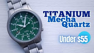 Unreal Berny Titanium MechaQuartz T2566M Review | Titanium VH31 Field Watch Surprise