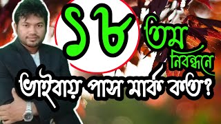 কোন প্রশ্নের উত্তর না পারলে কি ভাইবায় ফেইল আসবে। ন্যুনতম কত পাইলে পাস করা যাবে ভাইবাতে।