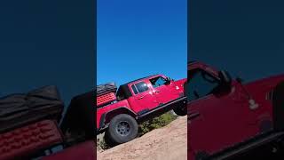 Chirping the 38” tires in Moab at a Easter Jeep Safari #jeep #jeepgladiator #offroad #4x4