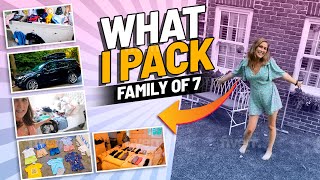 What I pack for our Family of 7 | Staycation | Centre Parcs