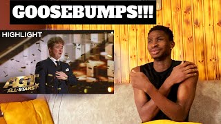 Golden Buzzer: Tom Ball WOWS The Judges With "The Sound of Silence" | AGT: All-Stars 2023 | REACTION