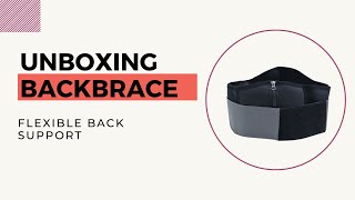 Unboxing the SandPuppy Backbrace | Flexible Back Support Belt