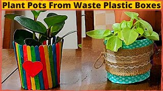 DIY Planter ideas | Homemade Flower Pots For Plants