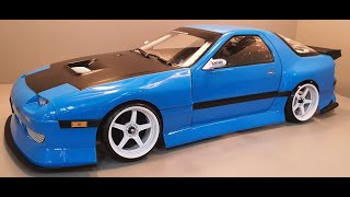 Yokomo Team Samurai RX7 fc Body Shell Build For My YD2