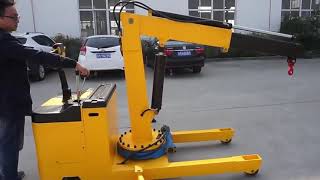 Electric Floor Crane test