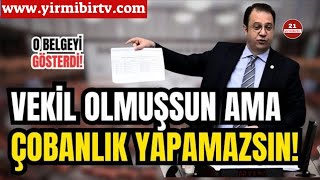 CHP'li İnan  Akgün Alp : AK Parti sizi milletvekili yaptı ama Kars'a gelsen çoban olamazsın."