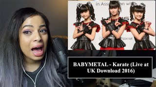 Music Teacher Reacts to BABYMETAL - Karate (Live at UK Download 2016)