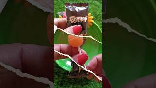 Givmor 🍊Orange🍊fruits pebbles lollipop #yummy #viral #asmr #lollipopcandy #shorts 🍊🍊