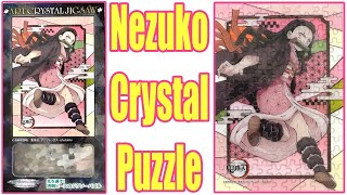 This NEZUKO Art Crystal Puzzle Is Beautiful | DEMON SLAYER 126 Piece Puzzle