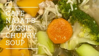 Vegetable Chunky Soup by Café Najat - easy recipe & vegan one pot wonder