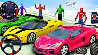 Mega Ramp Car Stunt Game | Ramp Car Racing | Impossible Car Stunt Game | Crazy Car Driving 2024