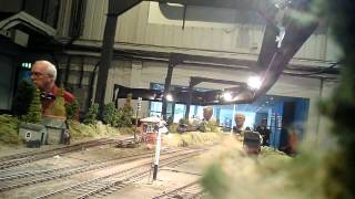 Dainton Bank O Gauge Western Region layout in action at Telford Guildex 2012