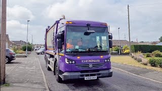 Dennis Elite 6 Bin lorry on Garden Waste, OVV